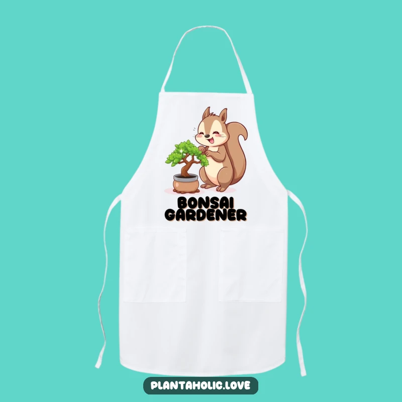 Funny Squirrel Gardener Apron: Tend Your Garden with Glee