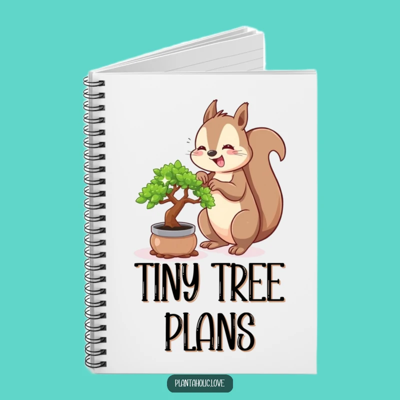 Funny Squirrel Bonsai Notebook: Jot Down Garden Plans